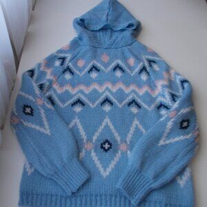 NO BOUNDARIES Girl Light Blue Winter Sweater Size S NWOT